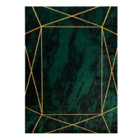 Kusový koberec Emerald 1022 green and gold - 80x150 cm Dywany Łuszczów