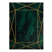 Kusový koberec Emerald 1022 green and gold - 80x150 cm Dywany Łuszczów