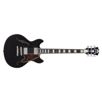 D'Angelico Premier Mini DC Double Cutaway Stop-Bar Tailpie CE Black Fl