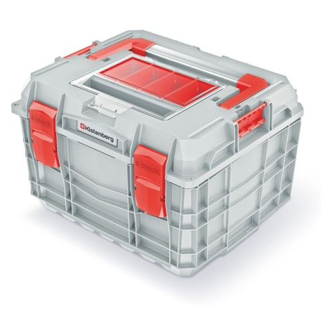 Kufr na nářadí CEBLOCCK ALLU LOG 45 x 38 x 29,7 cm šedo-červený Prosperplast