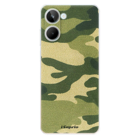 Odolné silikónové puzdro iSaprio - Green Camuflage 01 - Realme 10