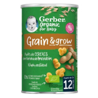 GERBER Organic chrumky kukurično-ovsené arašidové od ukonč. 12. mesiaca 35 g