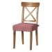 Dekoria Sedák na stoličku Ingolf, červeno-biele malé káro, návlek na stoličku Inglof, Quadro, 13