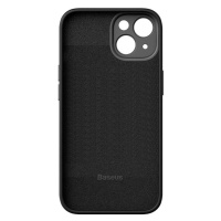 Kryt Baseus Liquid Silica Case and Tempered Glass set for iPhone 14 Plus (black)