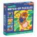 Match-Up Puzzle - Mláďata z džugle (12 dílků)