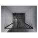 MEXEN - Apia posuvné sprchové dvere 115, transparent, čierna 845-115-000-70-00