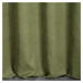 Zelený záves ADORE z mäkkej látky s velúrovou štruktúrou Výška: D 212 - 248, Šírka pred nariasen