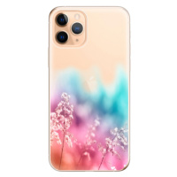 Odolné silikónové puzdro iSaprio - Rainbow Grass - iPhone 11 Pro