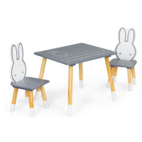 EcoToys detská sada stolček a dve stoličky Zajačik WH141