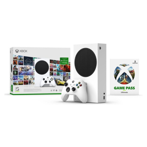 Xbox Series S 512 GB + Game Pass Ultimate na 3 mesiace Microsoft