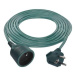 EMOS Predlžovací kábel 5 m / 1 zásuvka / zelený / PVC / 1 mm2, 1912310500