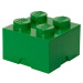 LEGO® Úložný box 25 x 25 x 18 cm Tmavě zelený
