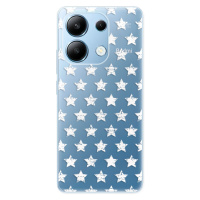 Odolné silikónové puzdro iSaprio - Stars Pattern - white - Xiaomi Redmi Note 13