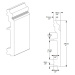 ORAC podlahová lišta SX173 - Lišta 2000x100x16 mm ORAC Decor