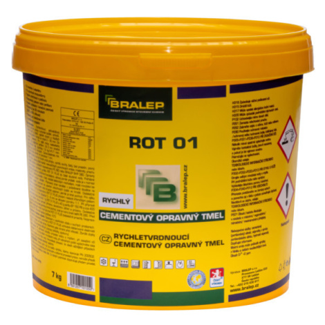 Jednosložkový cementový tmel pro opravy Bralep ROT 01 - 25 kg Bralep