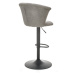 HALMAR H-104 barová stolička sivá