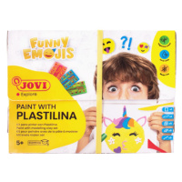 JOVI - Maľovanie plastelínou FUNNY EMOJIS