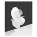 Biele WC sedadlo Wenko Secura Comfort