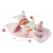 Llorens 73886 NEW BORN DIEVČATKO- realistická bábika bábätko s celovinylovým telom - 40 c
