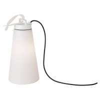 LED svietidlo Sasha, kábel, výška 41 cm, biela