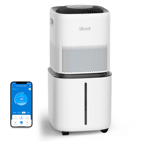 LEVOIT Superior 6000S Smart inteligentný odparovací zvlhčovač 22 litrov