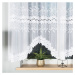 Biela žakarová záclona BASTIA 300x150 cm