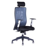 Ergonomická kancelárska stolička OfficePro Calypso Grand Farba: antracitová, Opierka hlavy: s op