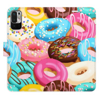 Flipové puzdro iSaprio - Donuts Pattern 02 - Xiaomi Redmi Note 10 5G