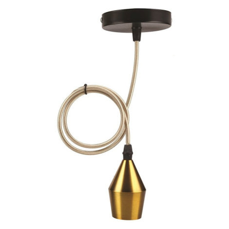 Kovové závesné svietidlo v zlatej farbe - Candellux Lighting