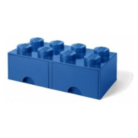 LEGO® úložný box 8 - so zásuvkami modrá 250 x 500 x 180 mm