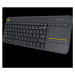 Logitech Wireless Keyboard Touch Plus K400 Plus, čierna, US