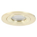 Inteligentné vstavané bodové svietidlo zlaté okrúhle IP44 vrátane WiFi GU10 - Xena