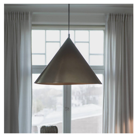 PR Home Hyde závesná lampa, čierna/zlatá, Ø 50 cm