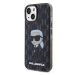 Original faceplate case KARL LAGERFELD KLHCP15SHNKMKLK for iPhone 15 (Ikonik Monogram / black)