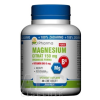 BIO Pharma Magnesium citrát 150mg + Vitamín B6