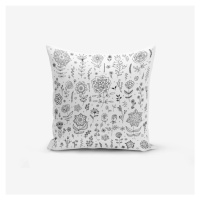 Obliečka na vankúš s prímesou bavlny Minimalist Cushion Covers Flower, 45 × 45 cm