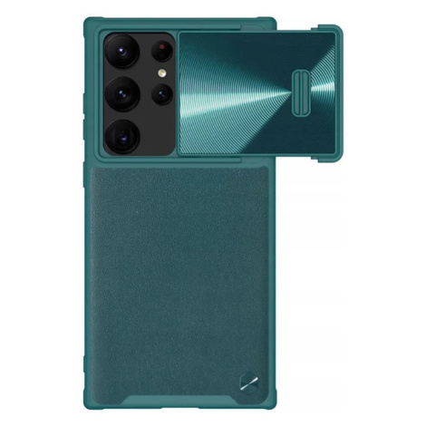 Kryt Nillkin CamShield Leather S case for Samsung Galaxy S23 Ultra, Exuberant Green (69020482582