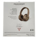 Guess Classic Silver Logo Bluetooth Stereo Headphone GUBHV21SFGSW Brown