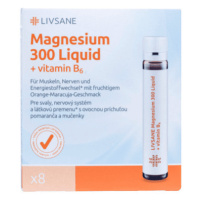 LIVSANE Tekuté magnézium 300 + vitamín B6 8 x 30 ml