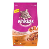 WHISKAS Adult cat granule pre mačky s kuracím mäsom 300g