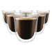 Sada šiestich termo pohárov na kávu - 220 ml