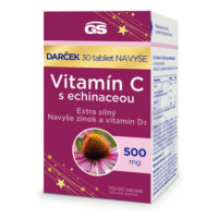 GS Vitamín C 500 g s echinaceou 70 + 30 tabliet navyše