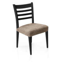 Poťah elastický na sedák stoličky, komplet 2 ks Estivella odolný proti škvrnám, béžový