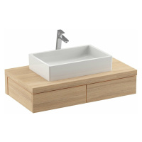 Kúpeľňová skrinka pod umývadlo Ravak Formy 100x55 cm dub X000001033