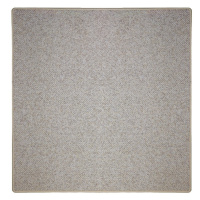 Kusový koberec Wellington béžový čtverec - 100x100 cm Vopi koberce