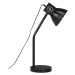 vidaXL Stolová lampa 25 W čierna 17x17x60 cm E27