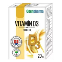 EDENPHARMA Vitamín D3 2000 I.U. kvapky 20 ml