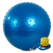 Gymnastická masážna lopta 60 cm s pumpičkou, modrá