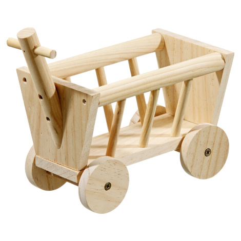 FLAMINGO doplnok pre hlodavcov vozík NATURE WOOD MANGER HANDCART 20cm