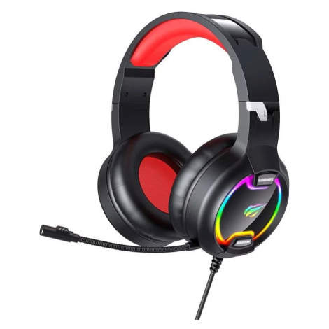 Slúchadlá Havit GAMENOTE H2233D gaming headphones RGB USB+3.5mm (black)